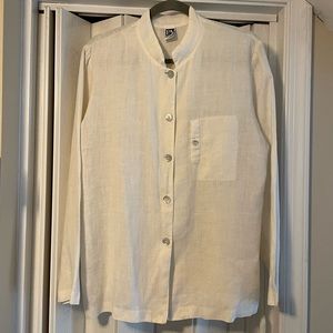 PA Company Boston Gorgeous Linen Button Down Shirt/Blazer